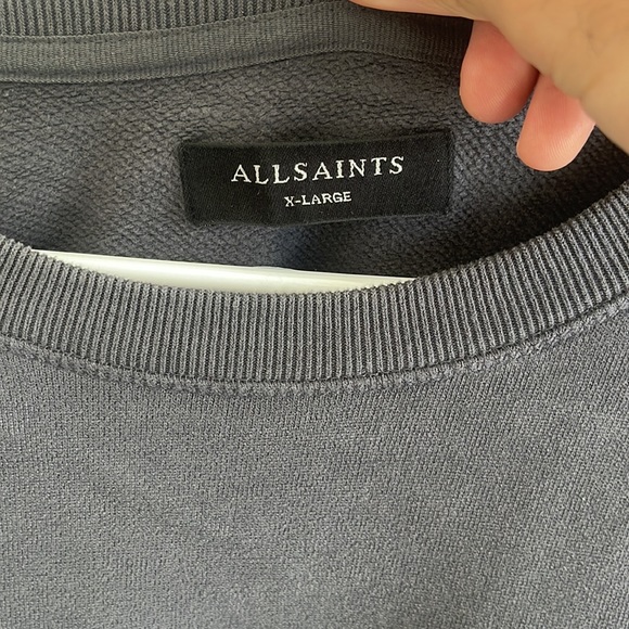 Allsaints fleece hoodie in XL - Picture 2 of 4